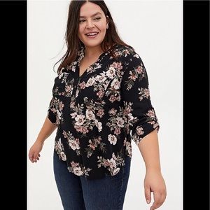 TORRID floral blouse 2X